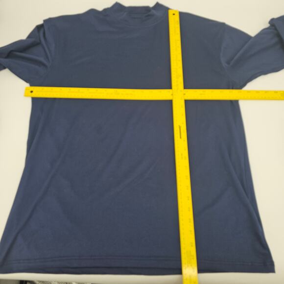 Bolle Golf Tech Navy Blue Long Sleeve Activewear T-Shirt Layer Men's Size L 3040 - Picture 5 of 7